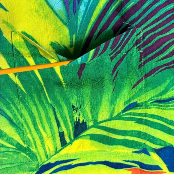 Jams World Vibrant Leaf Print Men's Shirt - Picture 6 of 9